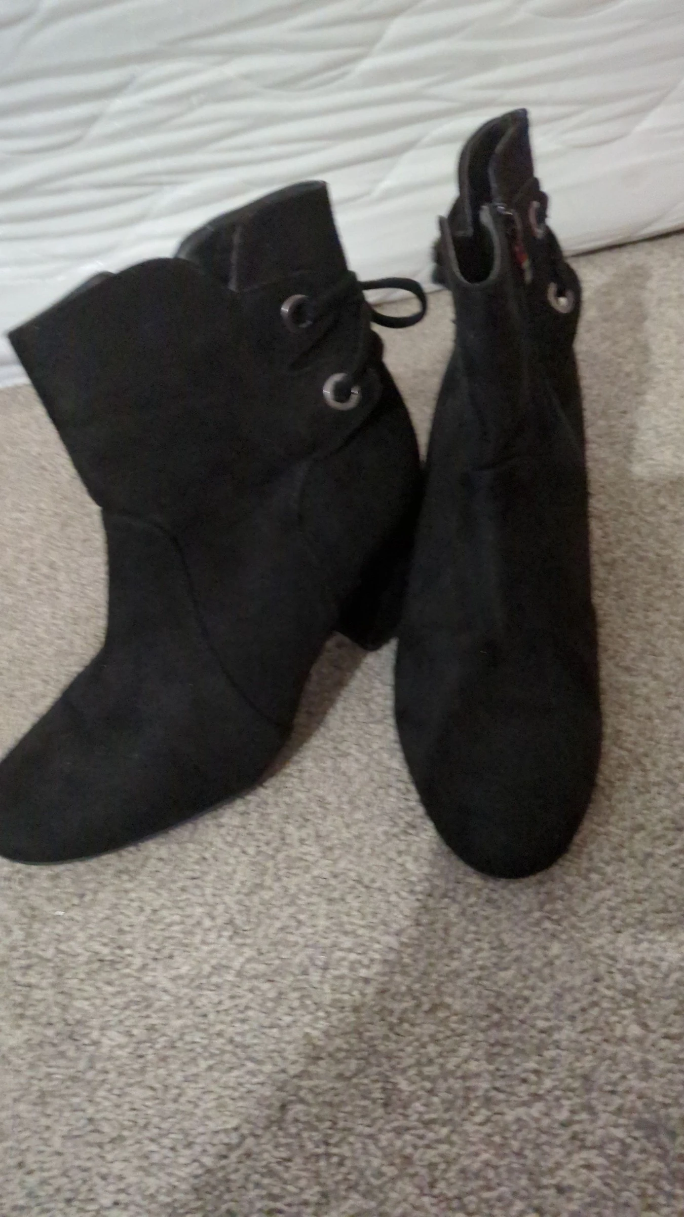 Bottines velours femme à pompon taille 40 vero moda